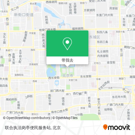 联合执法岗亭便民服务站地图