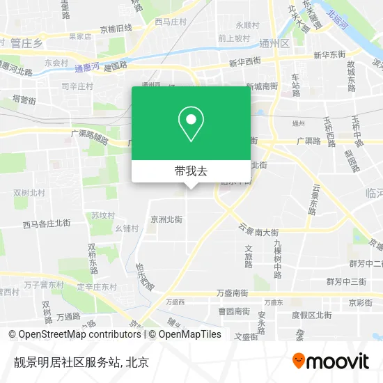 靓景明居社区服务站地图