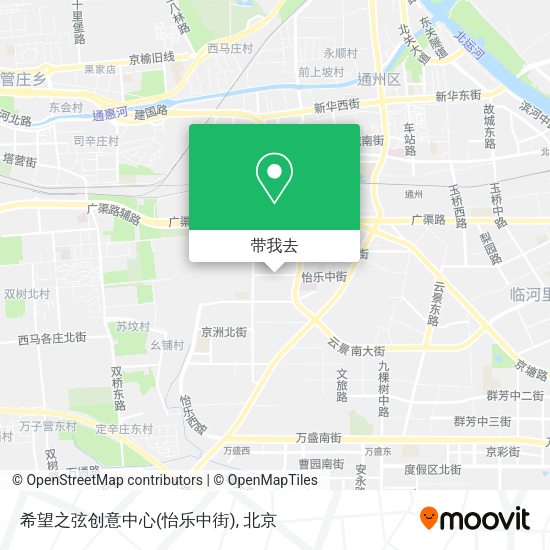 希望之弦创意中心(怡乐中街)地图