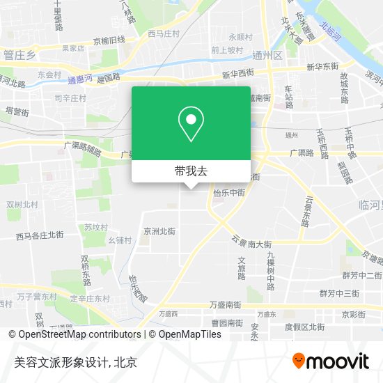 美容文派形象设计地图