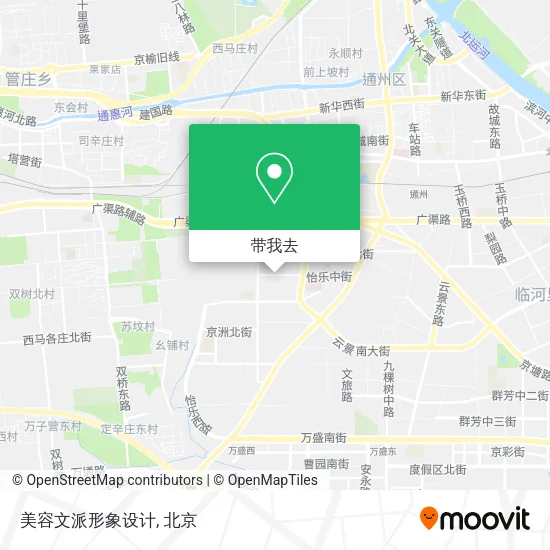 美容文派形象设计地图