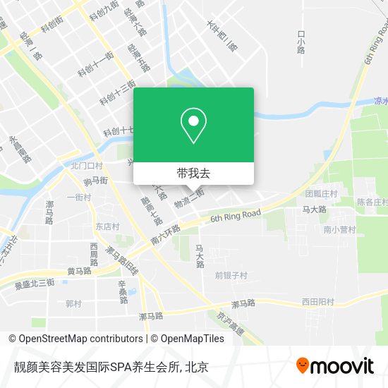 靓颜美容美发国际SPA养生会所地图