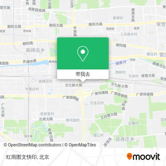 红雨图文快印地图