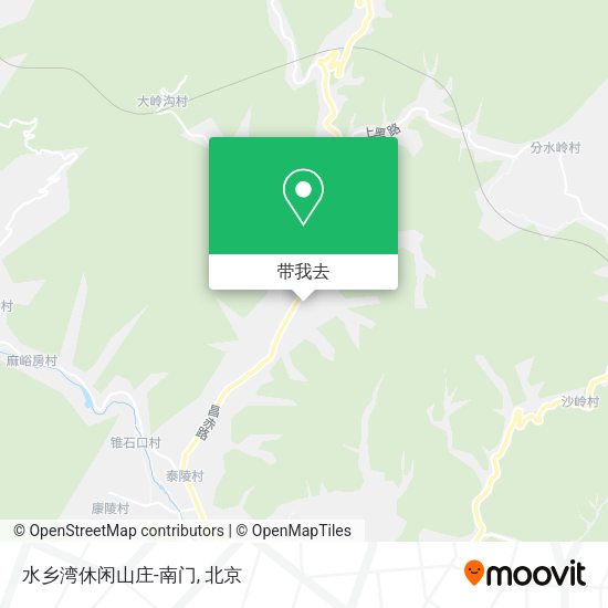 水乡湾休闲山庄-南门地图