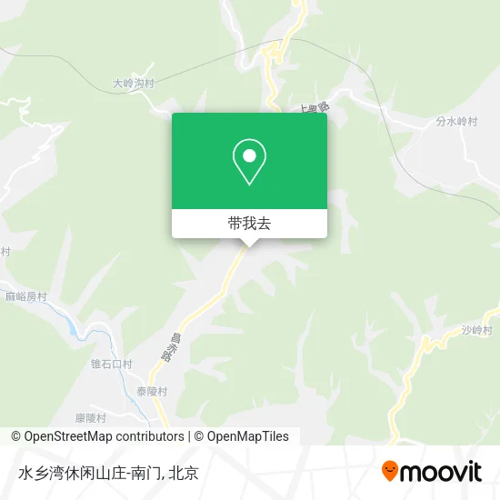 水乡湾休闲山庄-南门地图