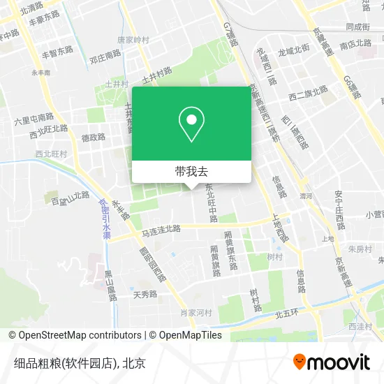 细品粗粮(软件园店)地图