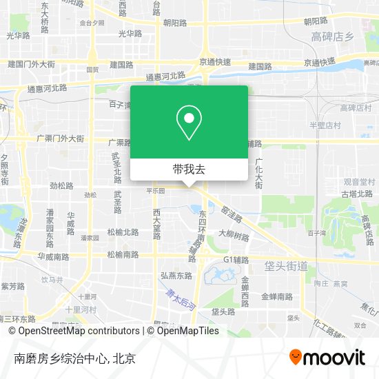 南磨房乡综治中心地图