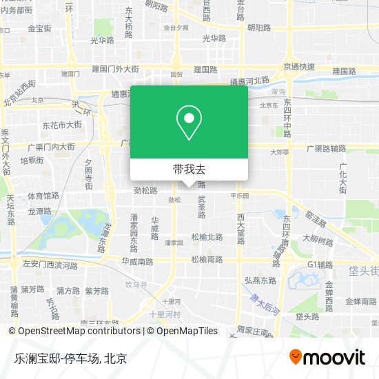 乐澜宝邸-停车场地图