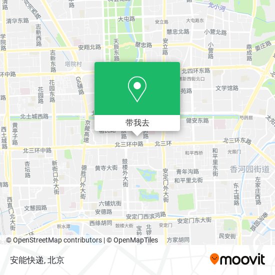 安能快递地图
