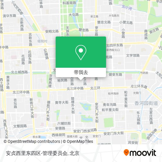 安贞西里东四区-管理委员会地图