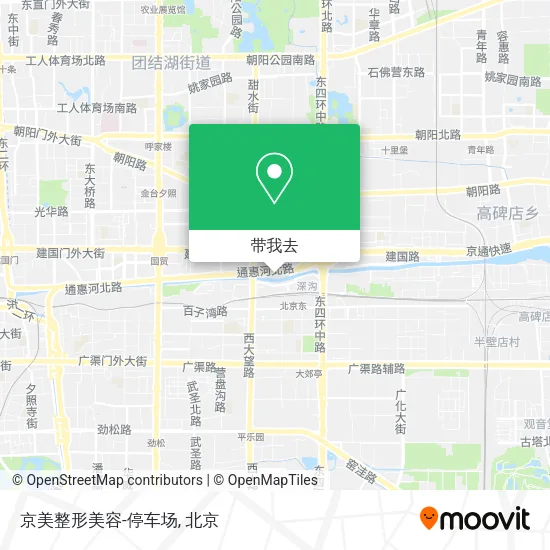 京美整形美容-停车场地图