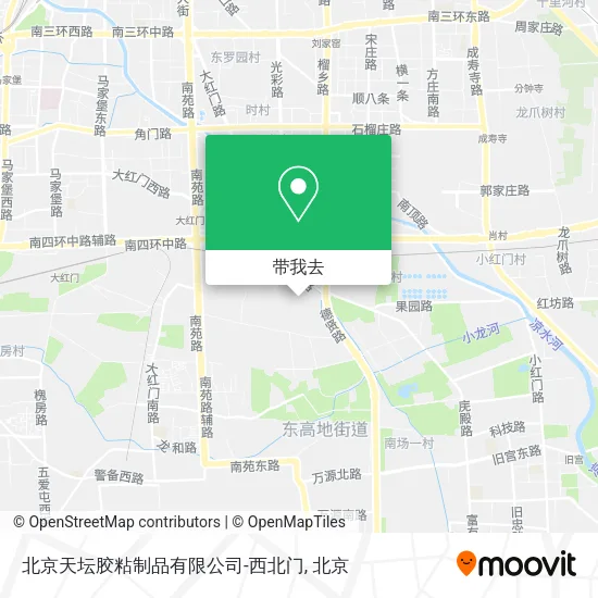 北京天坛胶粘制品有限公司-西北门地图