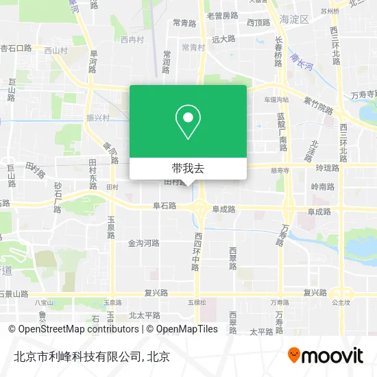 北京市利峰科技有限公司地图