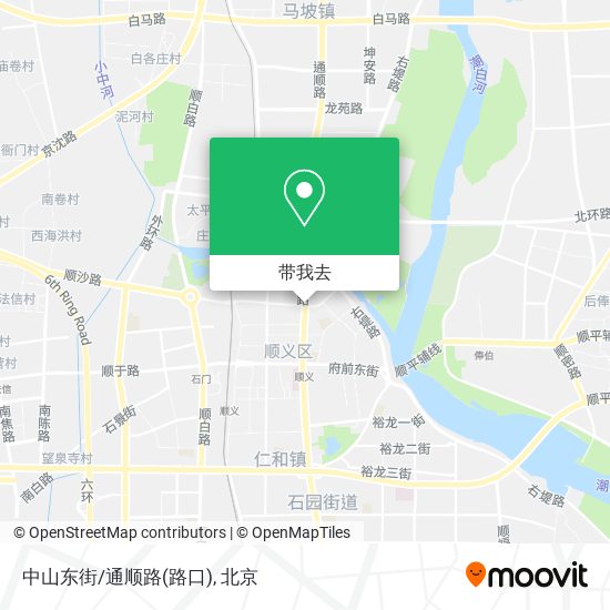 中山东街/通顺路(路口)地图