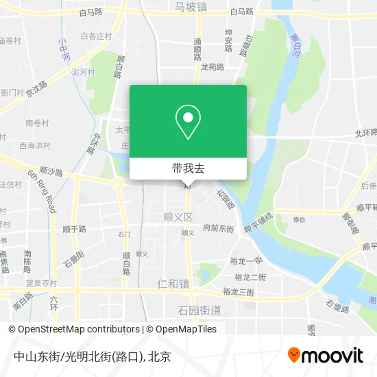 中山东街/光明北街(路口)地图