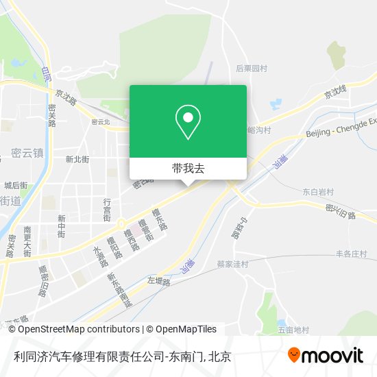 利同济汽车修理有限责任公司-东南门地图