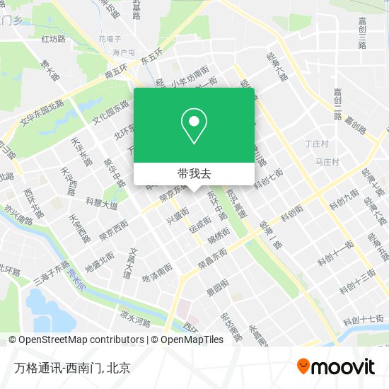 万格通讯-西南门地图