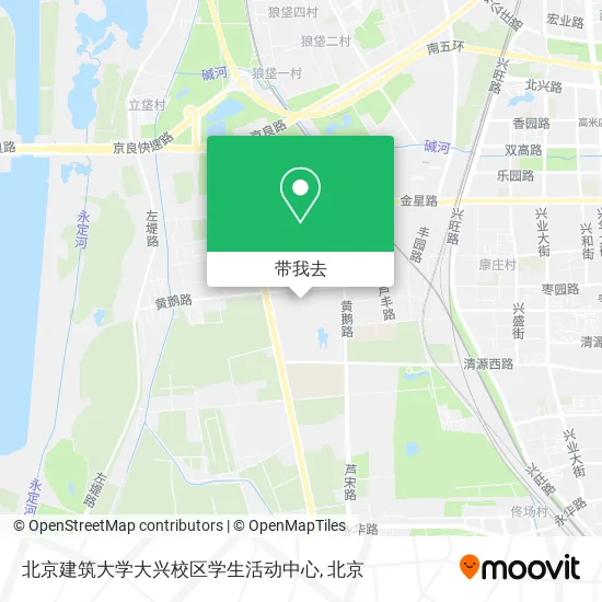 北京建筑大学大兴校区学生活动中心地图