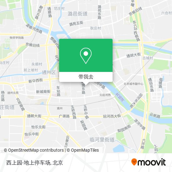 西上园-地上停车场地图