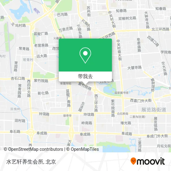 水艺轩养生会所地图