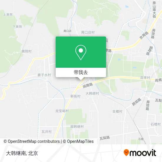 大韩继南地图
