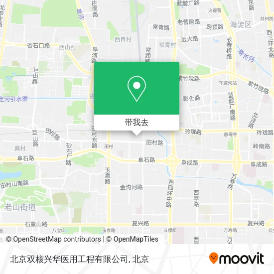 北京双核兴华医用工程有限公司地图