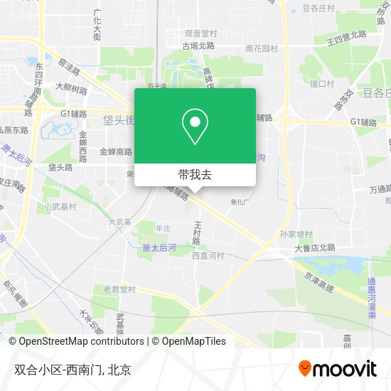 双合小区-西南门地图