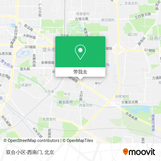 双合小区-西南门地图