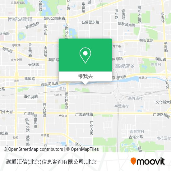 融通汇信(北京)信息咨询有限公司地图
