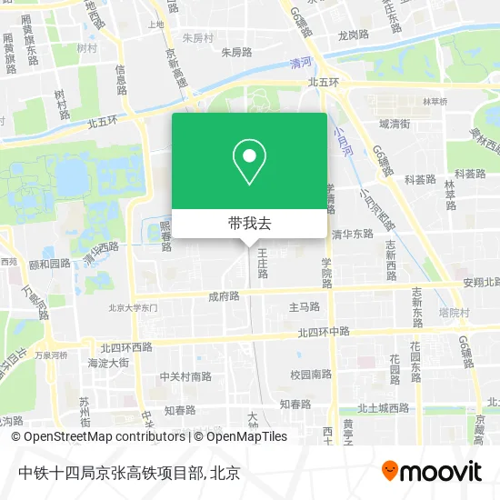 中铁十四局京张高铁项目部地图