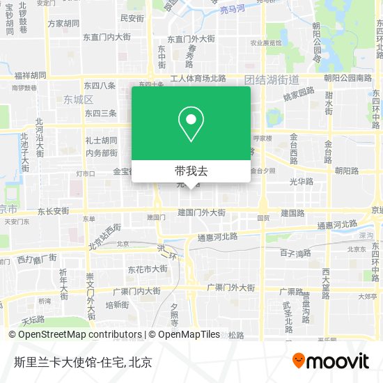 斯里兰卡大使馆-住宅地图
