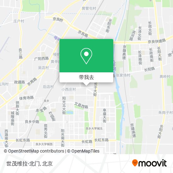 世茂维拉-北门地图