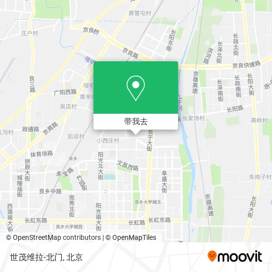 世茂维拉-北门地图