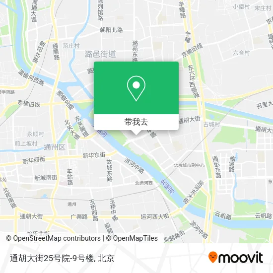 通胡大街25号院-9号楼地图