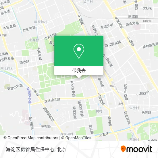 海淀区房管局住保中心地图