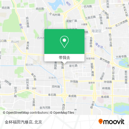 金杯福田汽修店地图
