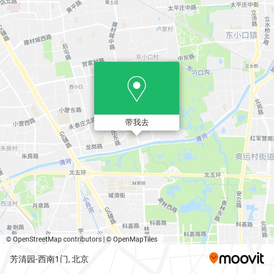 芳清园-西南1门地图