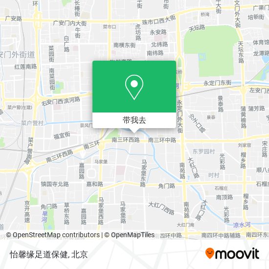 怡馨缘足道保健地图