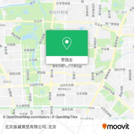 北京振威展览有限公司地图