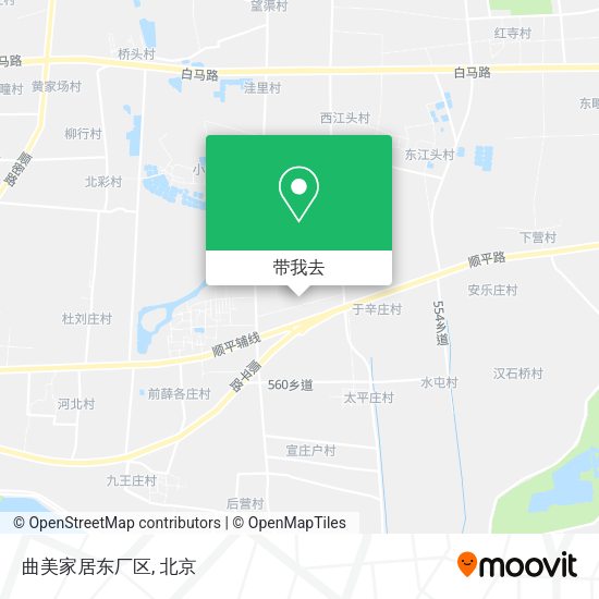 曲美家居东厂区地图