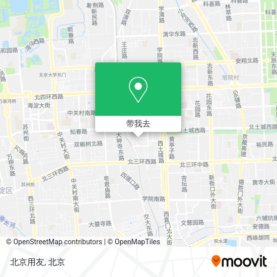 北京用友地图