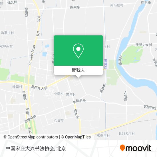 中国宋庄大兴书法协会地图