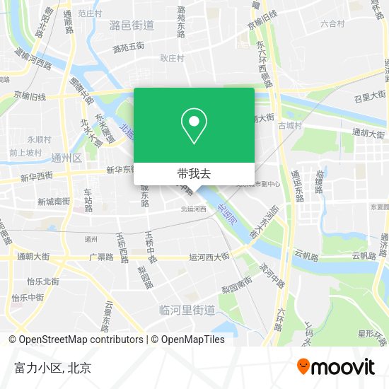 富力小区地图