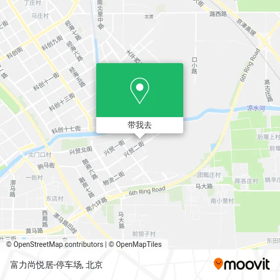 富力尚悦居-停车场地图