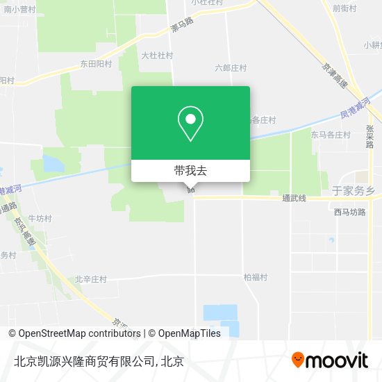 北京凯源兴隆商贸有限公司地图