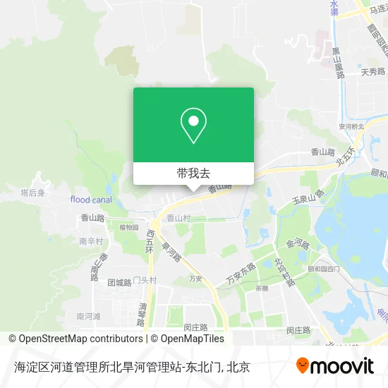 海淀区河道管理所北旱河管理站-东北门地图
