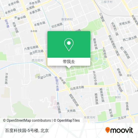 百度科技园-5号楼地图