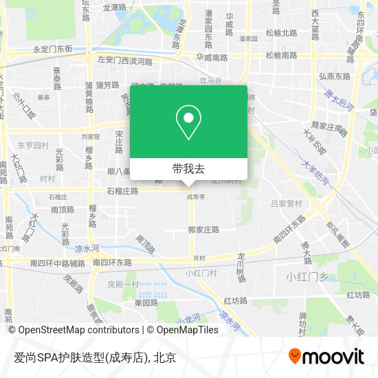 爱尚SPA护肤造型(成寿店)地图