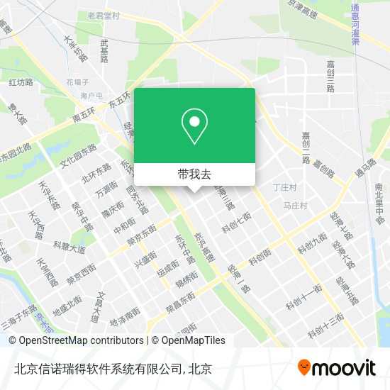 北京信诺瑞得软件系统有限公司地图
