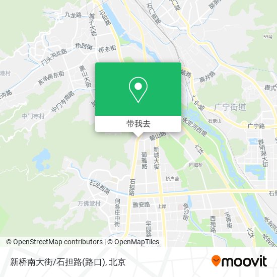 新桥南大街/石担路(路口)地图